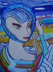 space computer girl