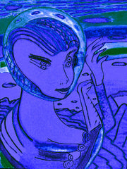 space computer girl