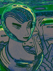 space computer girl
