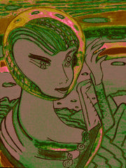 space computer girl