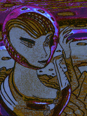 space computer girl