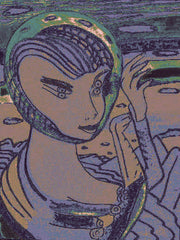 space computer girl