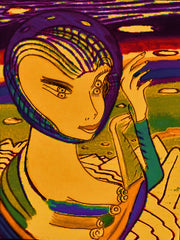 space computer girl
