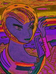 space computer girl