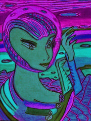 space computer girl