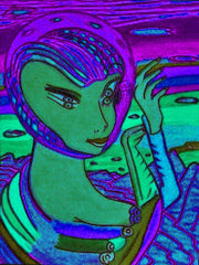 space computer girl