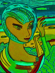 space computer girl