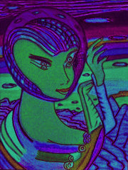 space computer girl