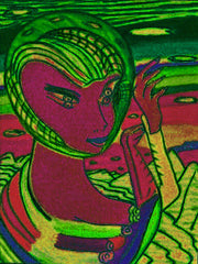 space computer girl