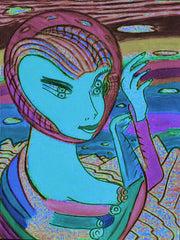 space computer girl