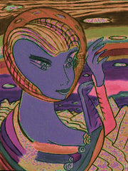 space computer girl
