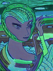 space computer girl