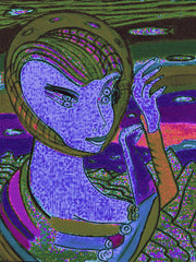 space computer girl