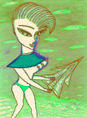 love my,come fly with me space cake girl