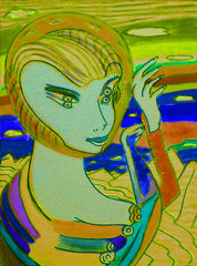space computer girl