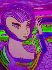space computer girl