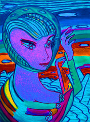 space computer girl