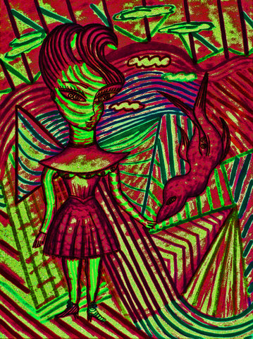 love my, the two of us with come fly with me space cake girl