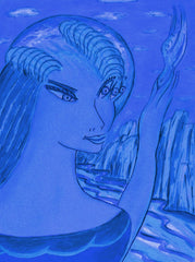 space women with bird WITH LITTLE GIRL FREE