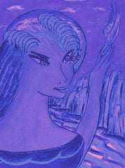 space women with bird WITH LITTLE GIRL FREE