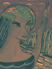 space women with bird WITH LITTLE GIRL FREE