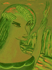 space women with bird WITH LITTLE GIRL FREE