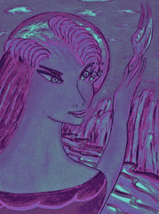 space women with bird WITH LITTLE GIRL FREE