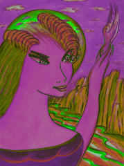 space women with bird WITH LITTLE GIRL FREE