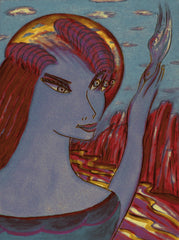 space women with bird WITH LITTLE GIRL FREE