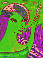 space women with bird WITH LITTLE GIRL FREE