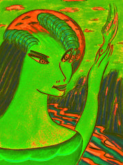 space women with bird WITH LITTLE GIRL FREE