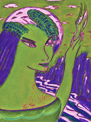 space women with bird WITH LITTLE GIRL FREE