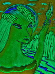 space women with bird WITH LITTLE GIRL FREE