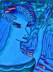 space women with bird WITH LITTLE GIRL FREE
