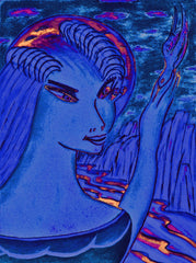 space women with bird WITH LITTLE GIRL FREE