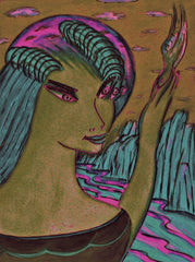 space women with bird WITH LITTLE GIRL FREE