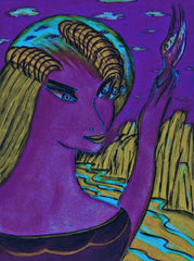 space women with bird WITH LITTLE GIRL FREE
