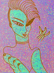 love my space cake girl