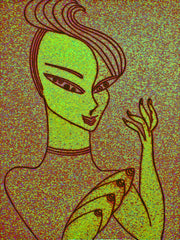 love my space cake girl