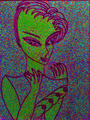 love my space cake girl