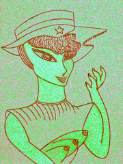 love my time for space cake girl
