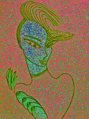 love my space cake girl