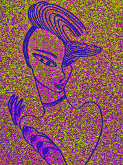 love my space cake girl