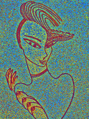 love my space cake girl