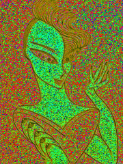 love my space cake girl