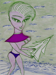 love my,come fly with me space cake girl
