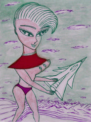 love my,come fly with me space cake girl