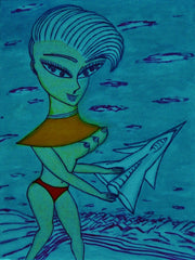 love my,come fly with me space cake girl