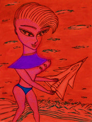 love my,come fly with me space cake girl