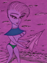 love my,come fly with me space cake girl